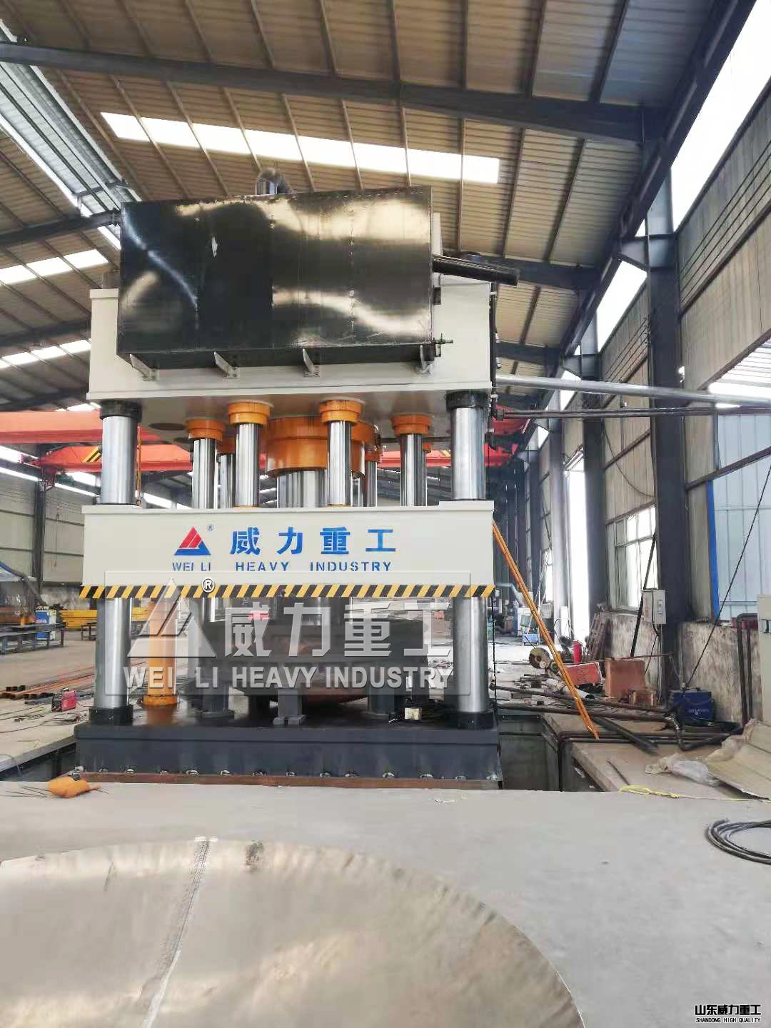 封頭拉伸液壓機用戶照片