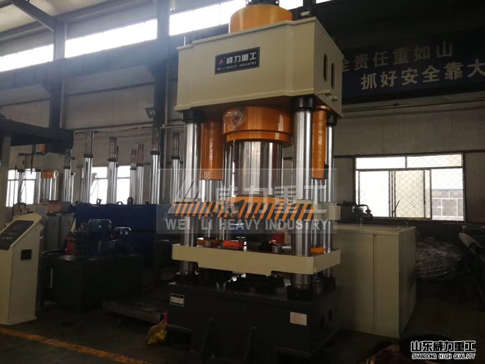 雙色魚餌成型四梁四柱液壓機